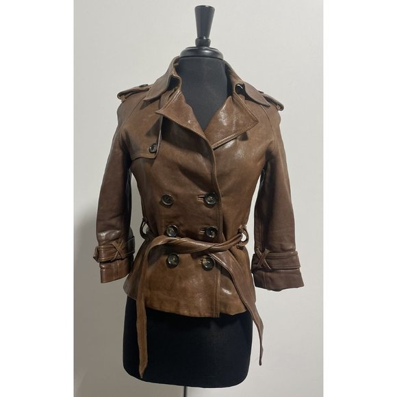 Jenni Kayne Double Breasted Leather Jacket